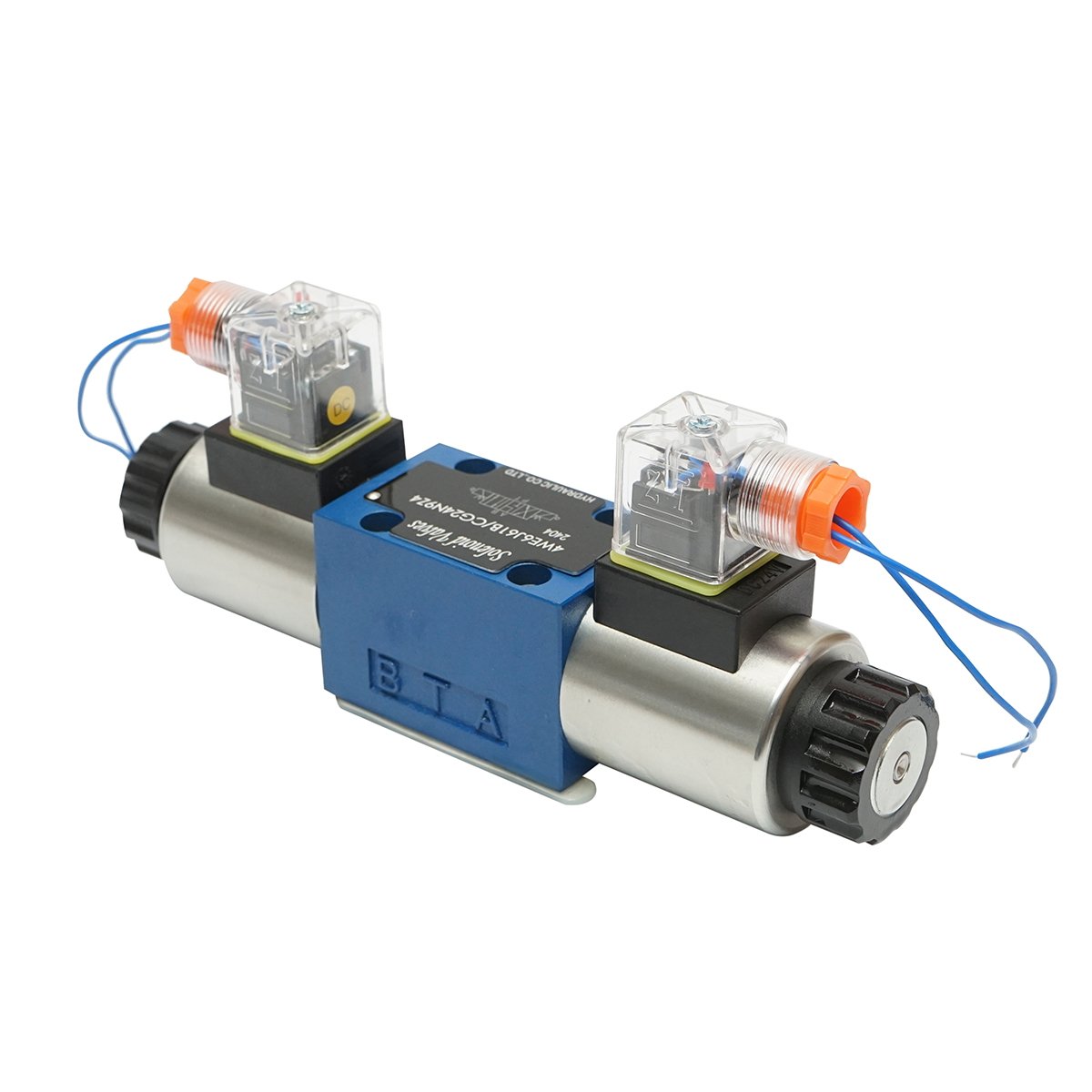 Electrovalva directionala 24VDC 25W pentru 6 cai control debit instalatii hidraulice HDQX126J 4WE6J61B CG12N9Z4